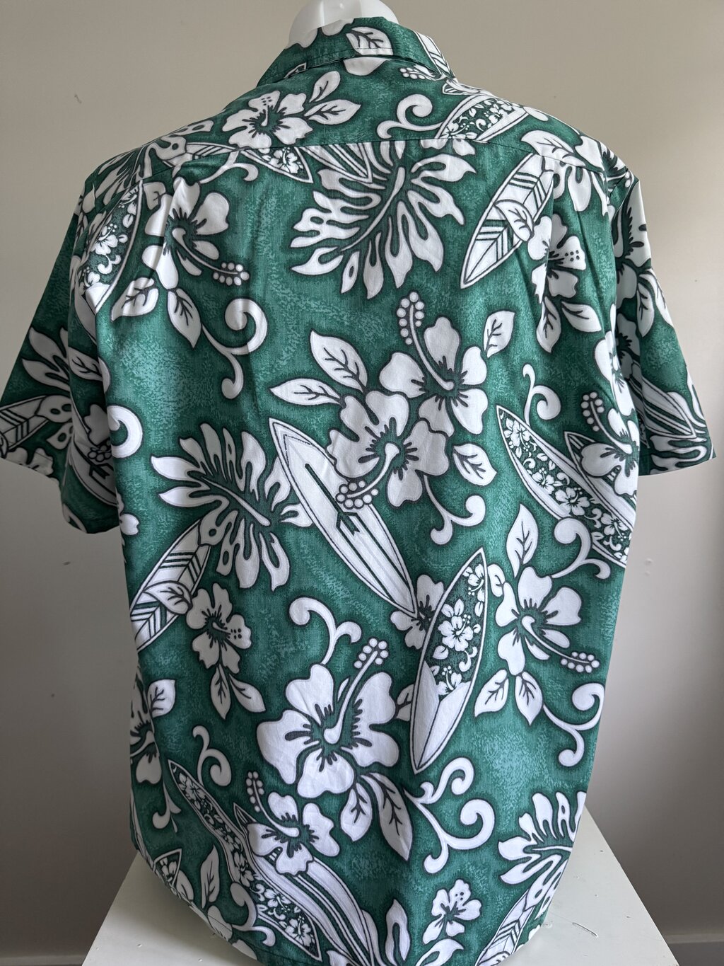 Late 1970s to Early 1980s - Vintage Black Point “Surf & Hibiscus” Hawaiian Shirt – Made in Hawaii