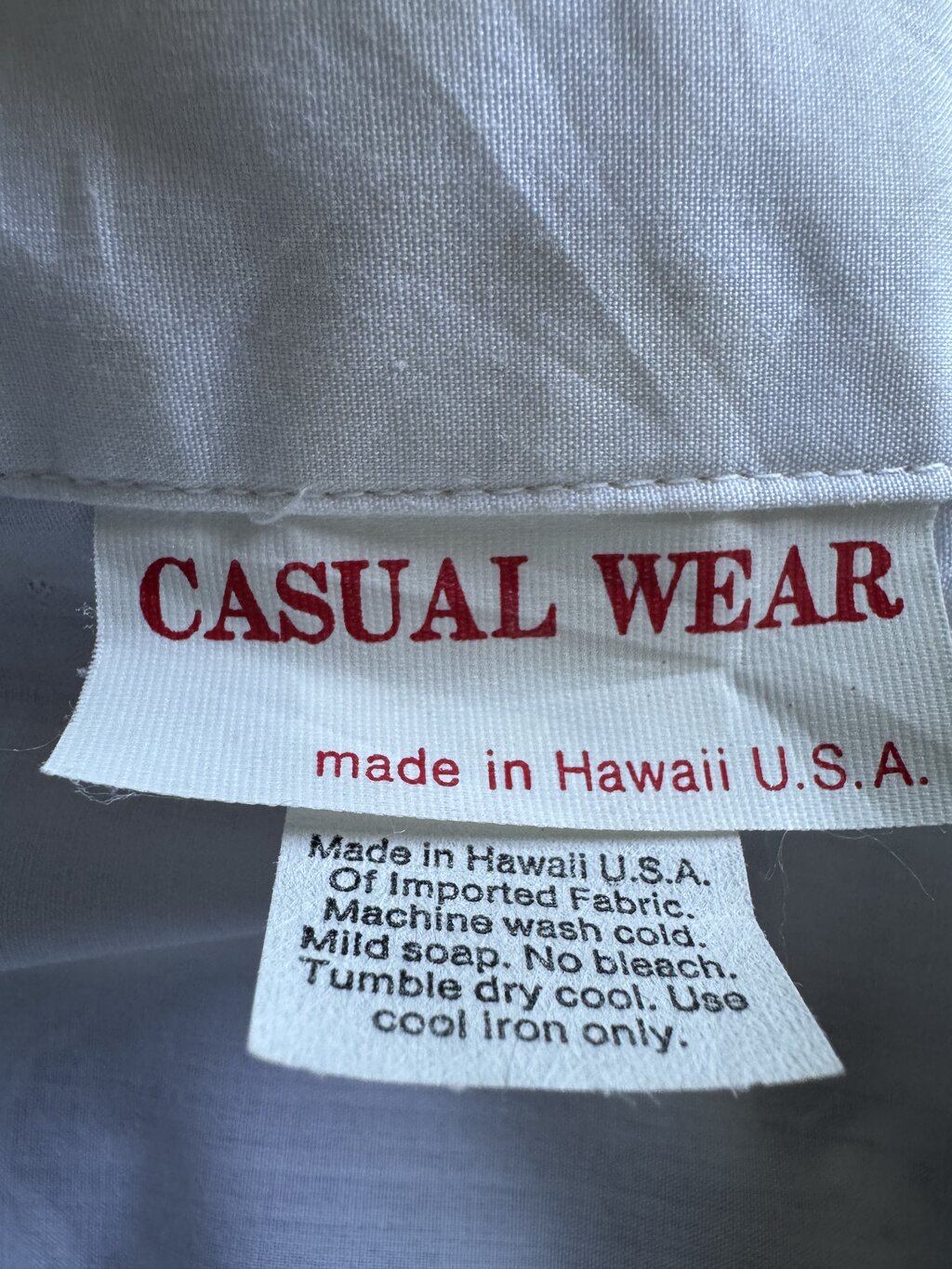 1980s - Vintage Casual Wear “Island Map & Anchor” Shirt – Made in Hawaii