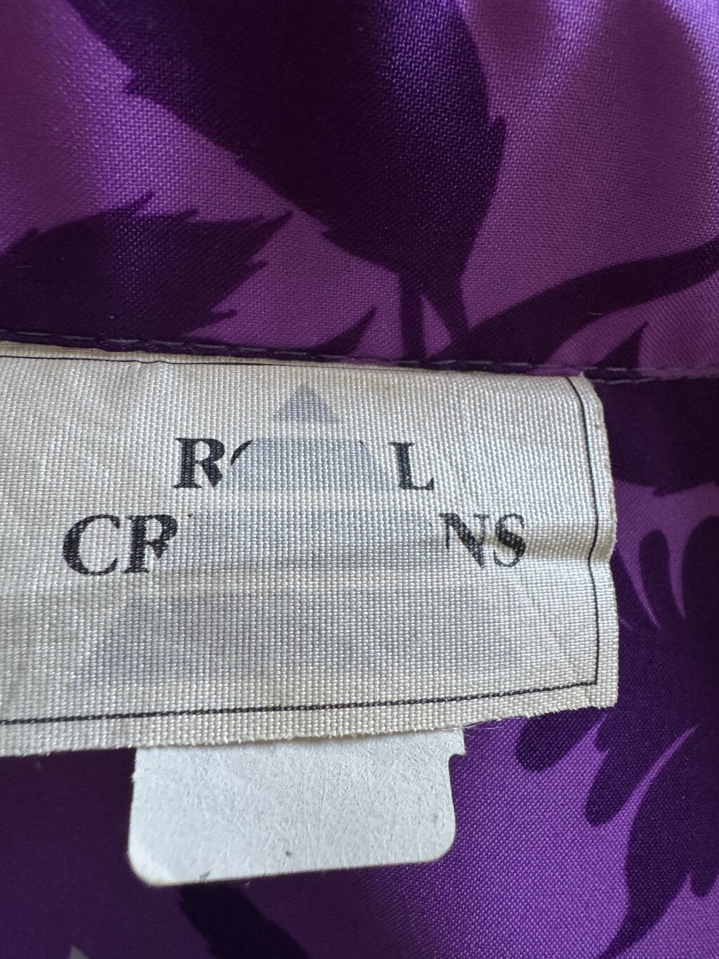 late 1990s–early 2000s - "Aloha in Bloom" – Royal Creations Purple Gradient (L/XL)