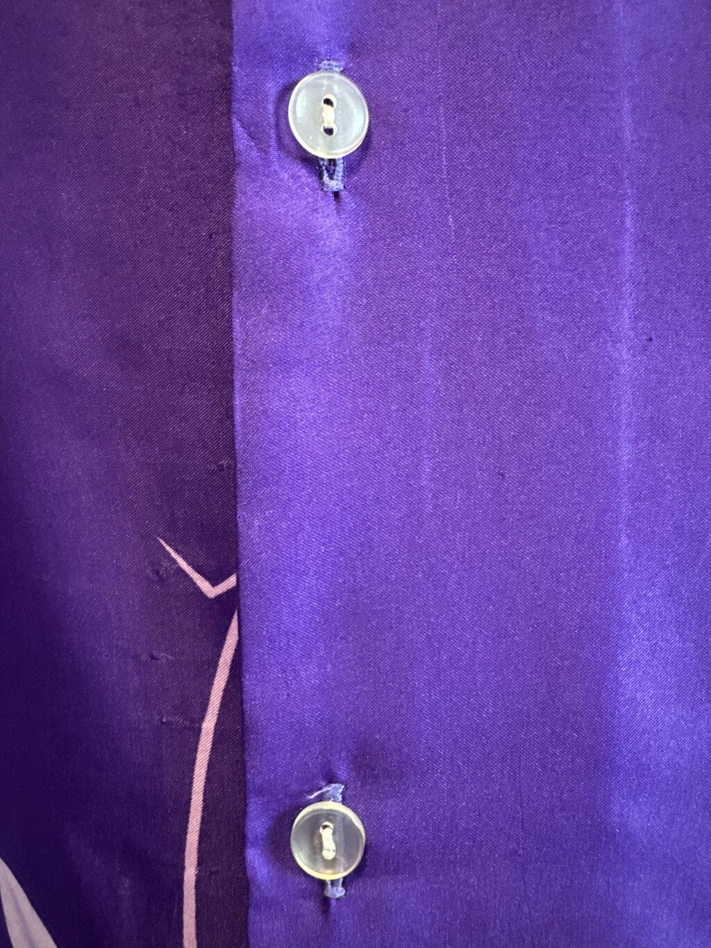 1980s Jade Fashions Hibiscus & Leaf Aloha Shirt – Purple & White Floral (XXL)