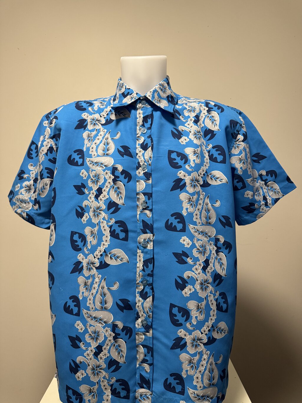 1990s Whispering Smith Floral Shirt – Navy, Pink & Green (L)