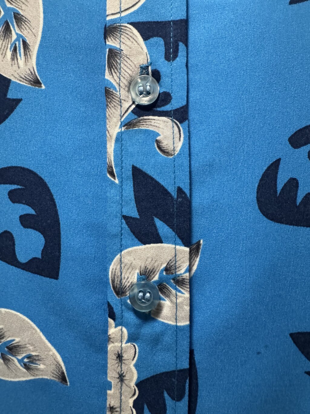 1990s Whispering Smith Floral Shirt – Navy, Pink & Green (L)