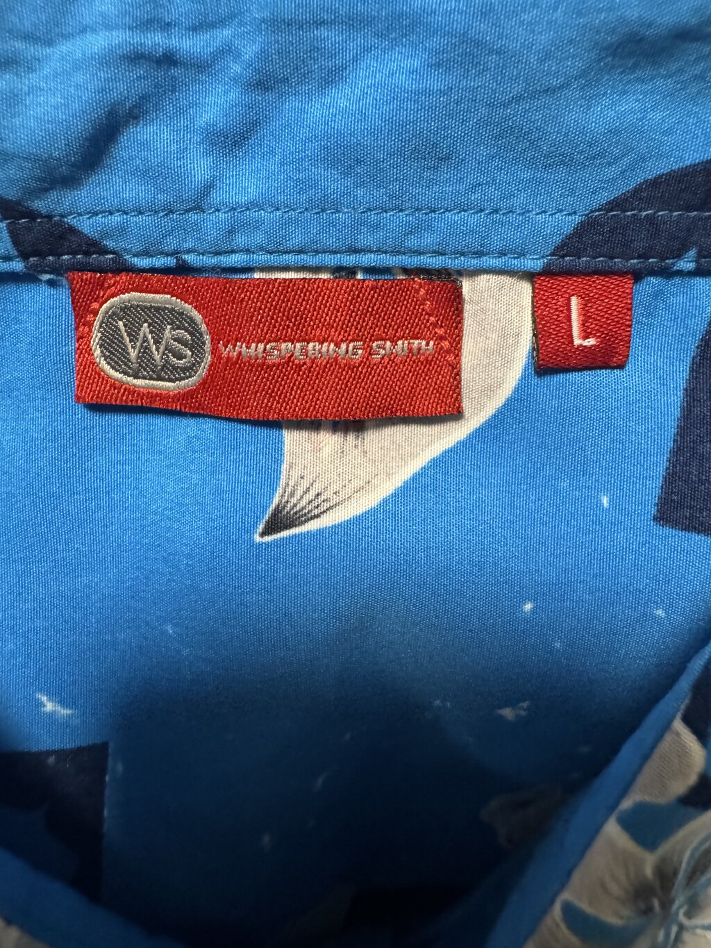 1990s Whispering Smith Floral Shirt – Navy, Pink & Green (L)