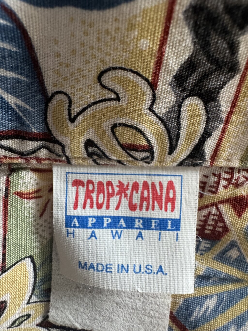 Tropicana 90s Surf Woody Aloha Shirt – Vintage Cotton with Coconut Buttons (XL)