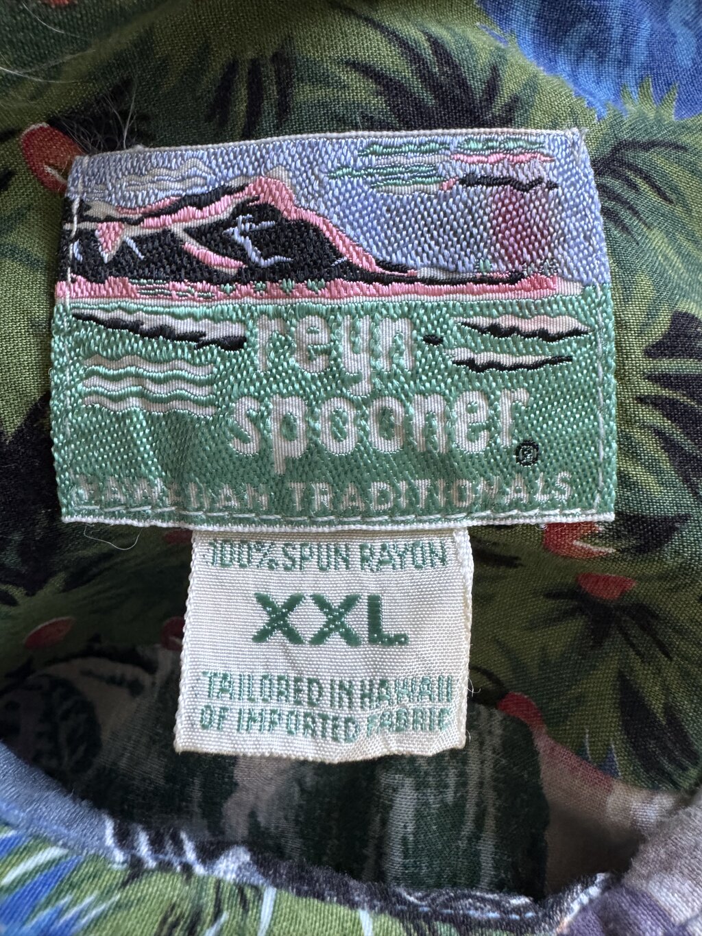 1990s–early 2000s - Reyn Spooner "Cruise Down the Coast" Car & Beach Scene Rayon Shirt – XXL