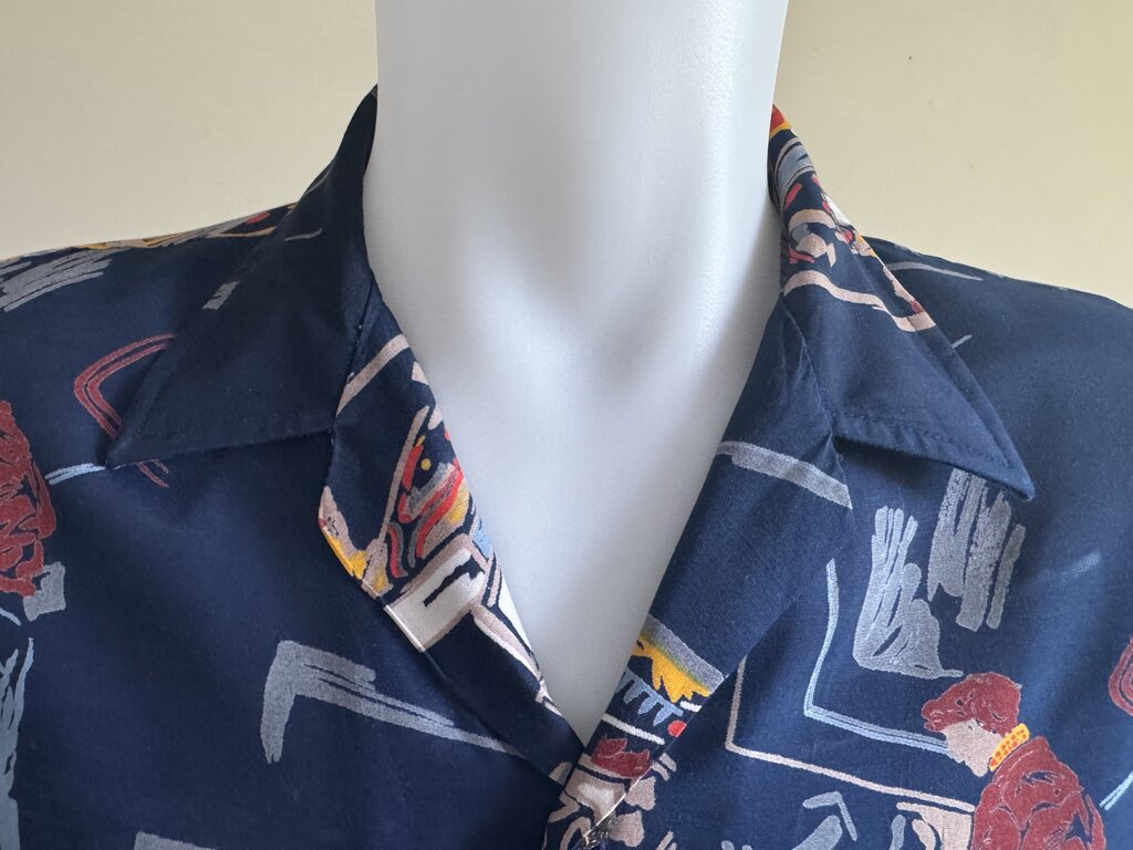 1990s Kennington People/Pinball Scene Shirt – Navy Multi (M)