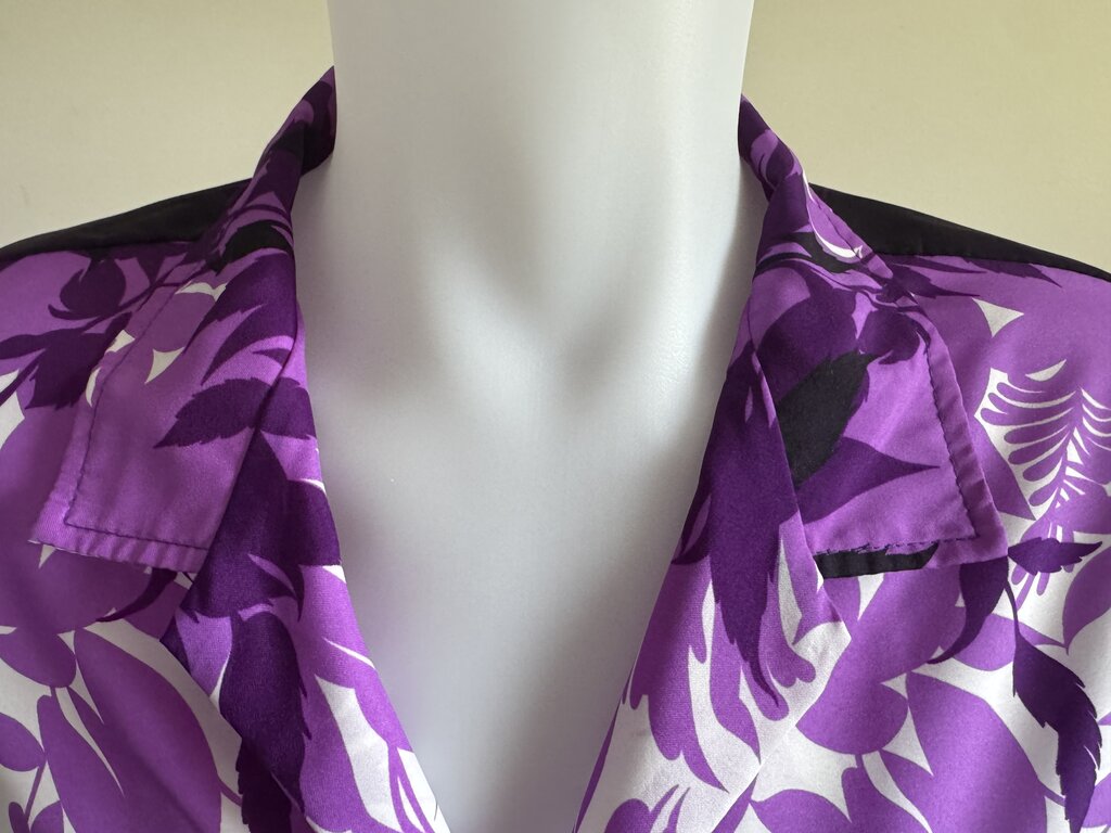 late 1990s–early 2000s - "Aloha in Bloom" – Royal Creations Purple Gradient (L/XL)