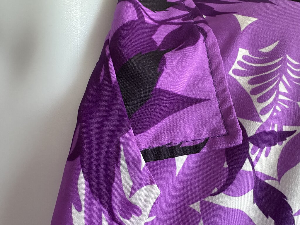 late 1990s–early 2000s - "Aloha in Bloom" – Royal Creations Purple Gradient (L/XL)