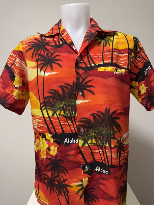 1980s–1990s - Royal Princess Sunset Aloha Shirt – Small