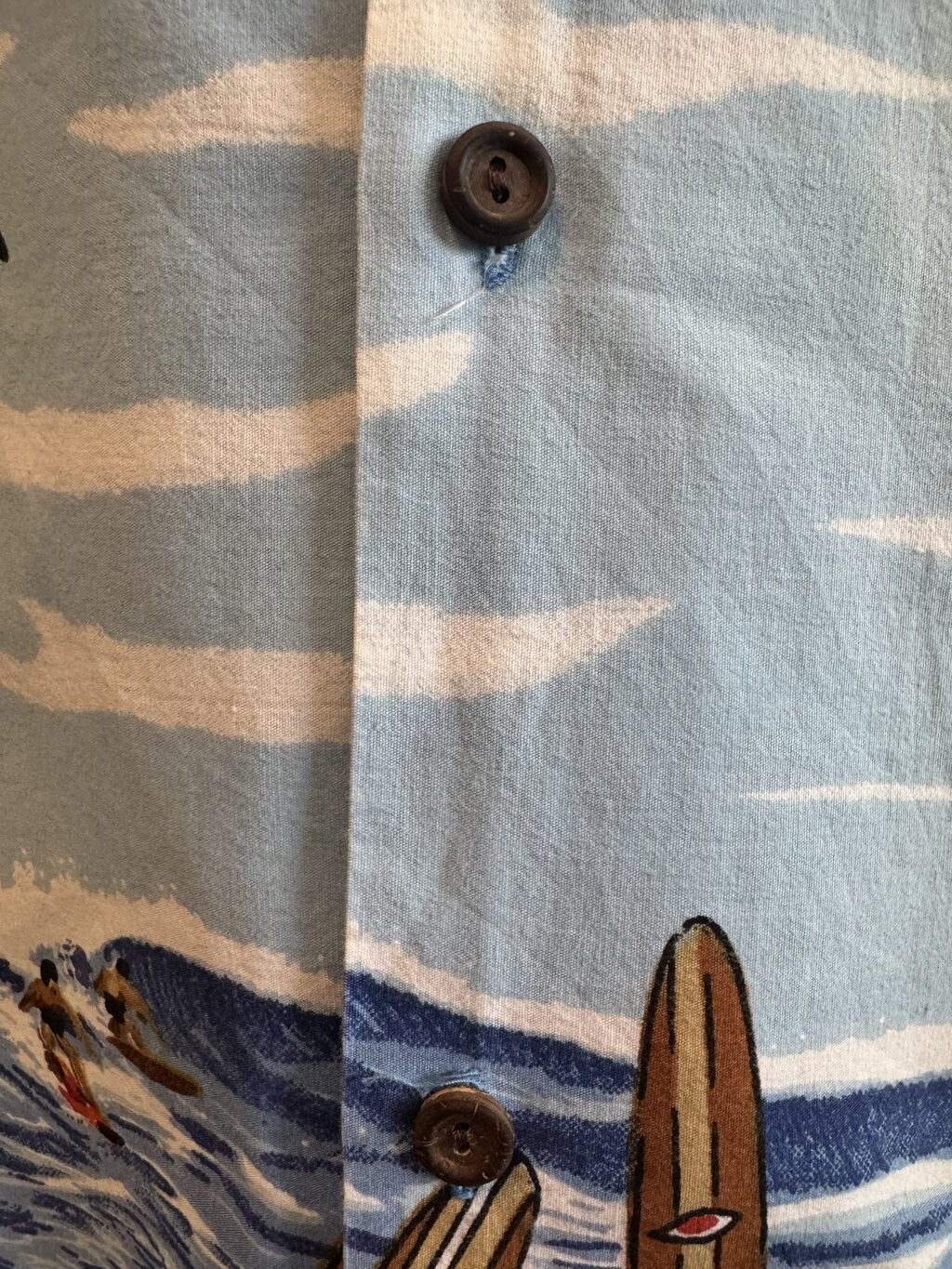 1990s–early 2000s - Surf Wagons & Tropic Skies – Steve & Barry’s XXL Cotton Hawaiian Shirt