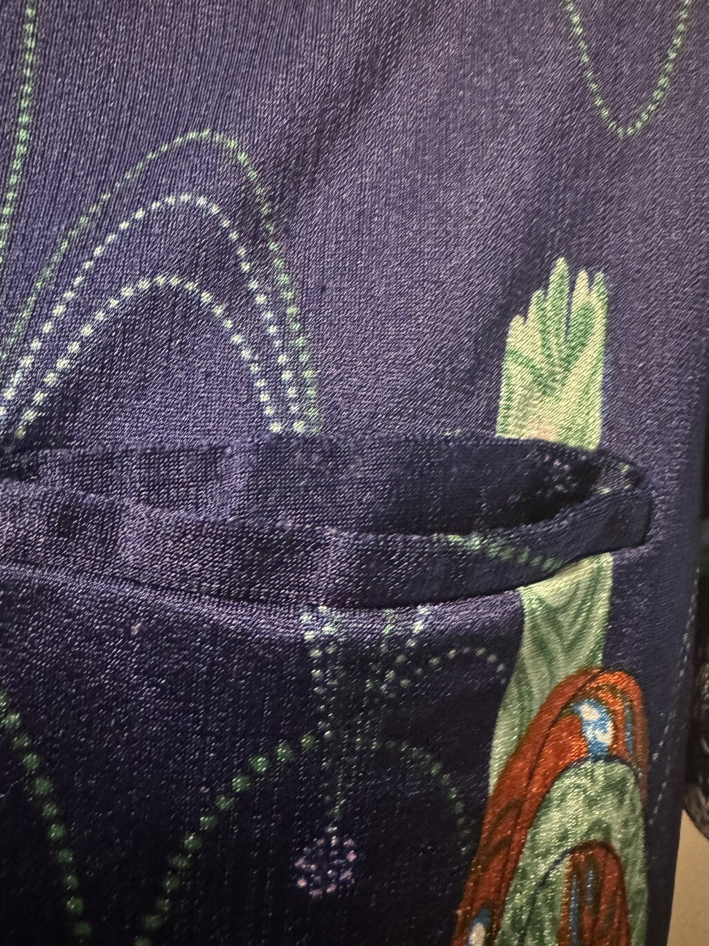 Tori Richard “Midnight Cascade” (1970s) — Rayon Shirt with Surreal Polynesian Motif