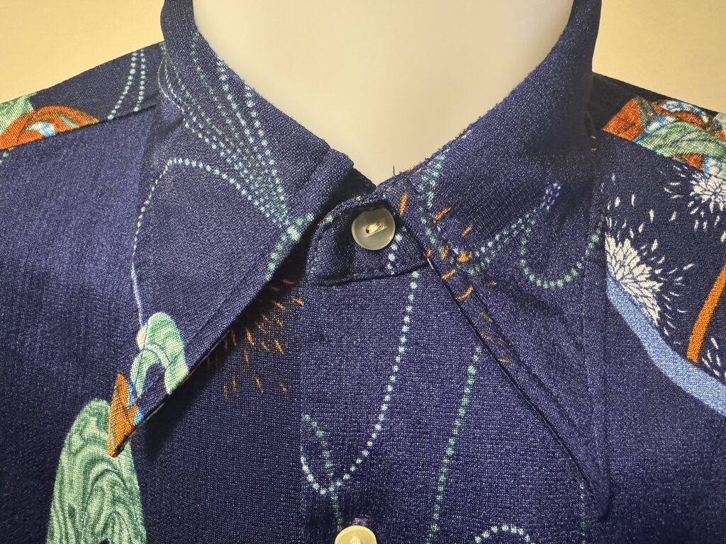 Tori Richard “Midnight Cascade” (1970s) — Rayon Shirt with Surreal Polynesian Motif