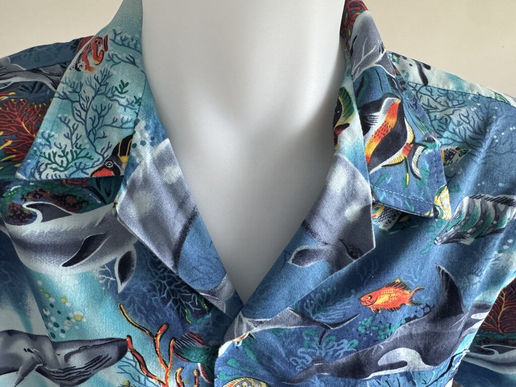1990s–Early 2000s - RJC Marine Majesty Vintage Hawaiian Shirt – Ocean ...
